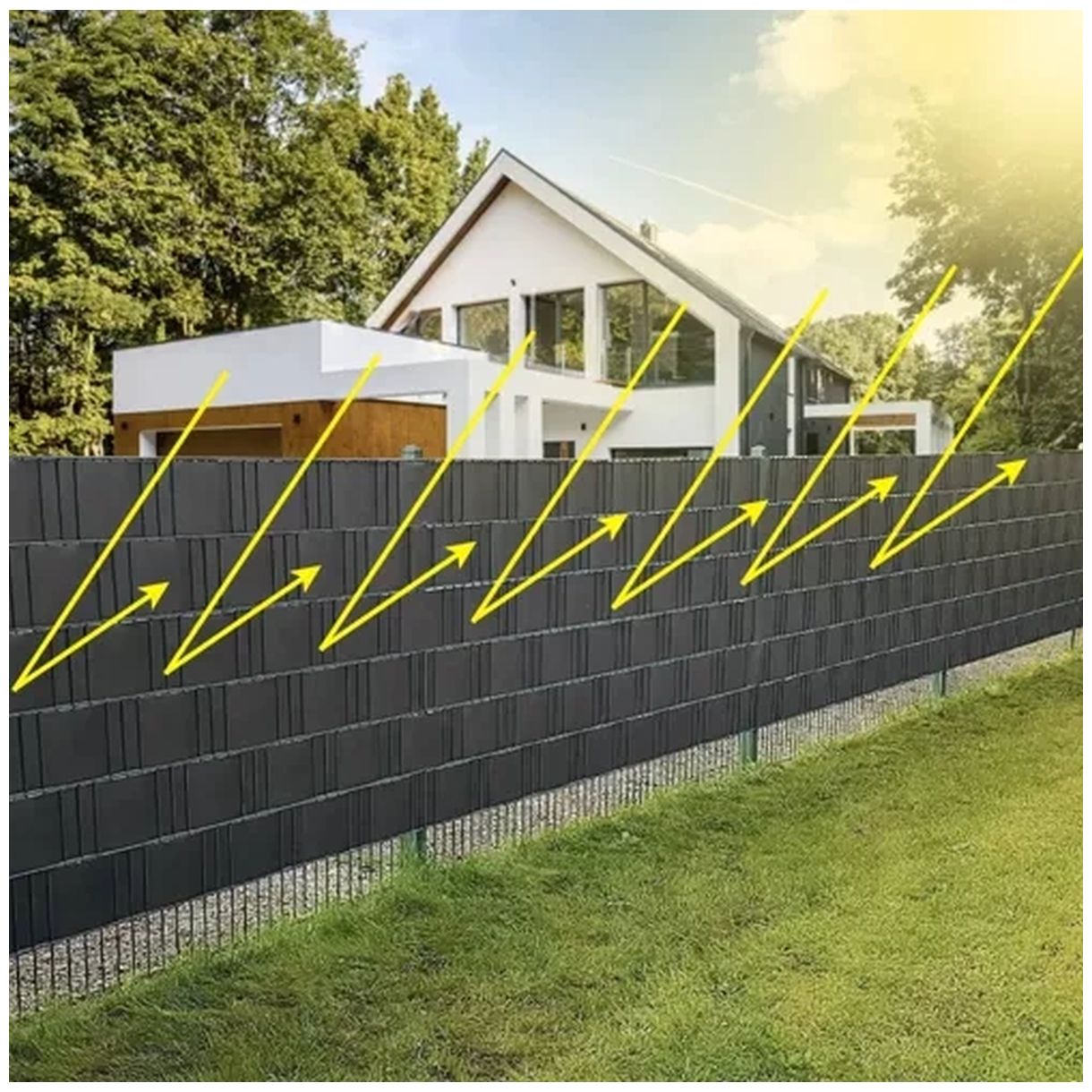 Taśma Ogrodzeniowa 19cmx35m 630g/m2 Antracyt 23703 - Wytrzymałe Ochrona dla Twojego Ogrodu-2 Taśma Ogrodzeniowa 19cmx35m 630g/m2 Antracyt 23703 - Wytrzymałe Ochrona dla Twojego Ogrodu-2