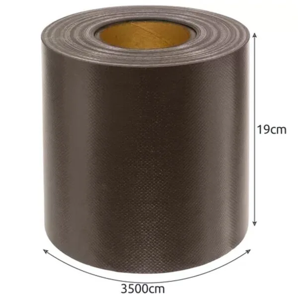 tasma ogrodzeniowa 19cmx35m 630gm2 brazowa 23707 15
