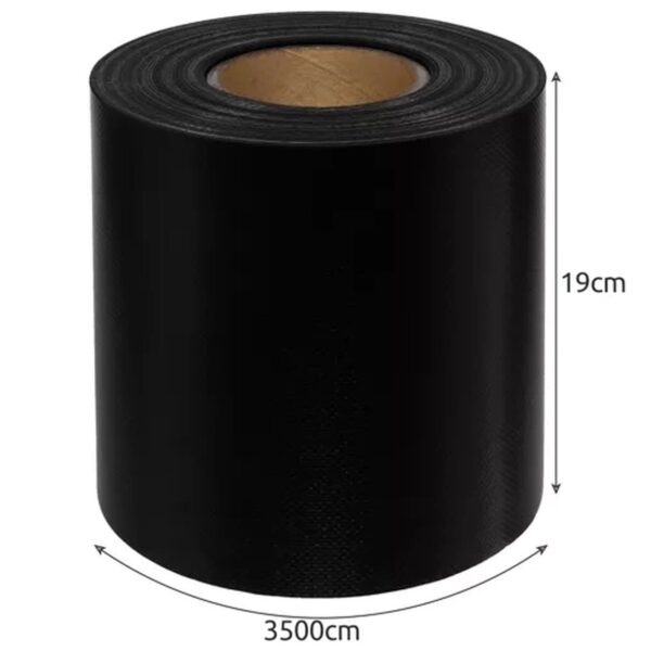 tasma ogrodzeniowa 19cmx35m 630gm2 czarna 23705 15
