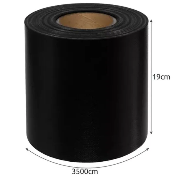 tasma ogrodzeniowa 19cmx35m 630gm2 czarna 23705 15