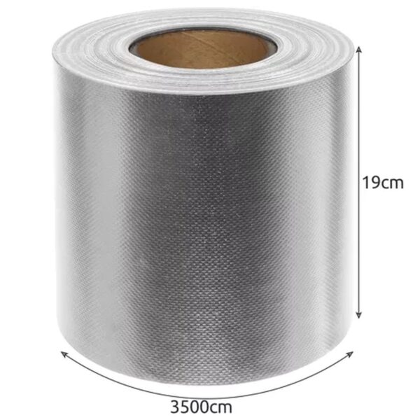 tasma ogrodzeniowa 19cmx35m 630gm2 szara 23704 10