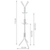 wieszak stojacy 170cm bialy ruhhy 23814 3