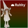 wrozka figurka swiateczna biala ruhhy 22342 5