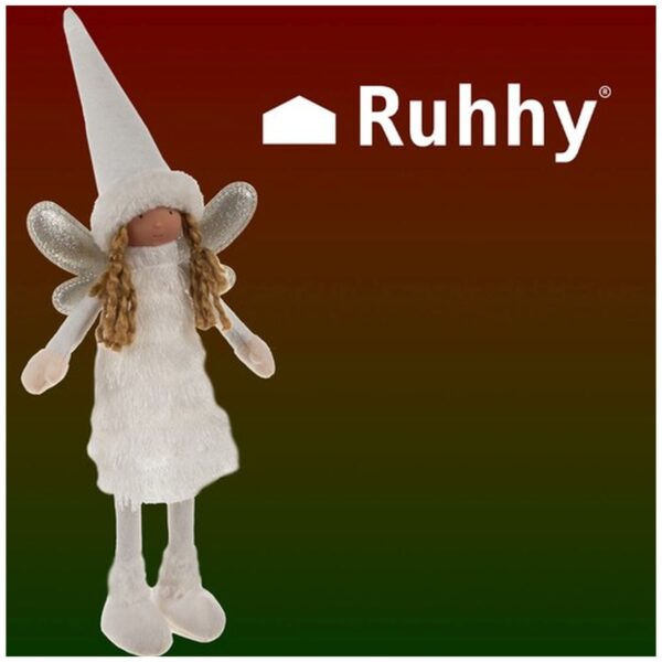 wrozka figurka swiateczna biala ruhhy 22342 5