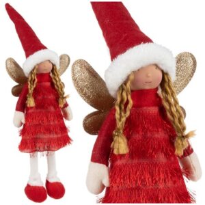 wrozka figurka swiateczna czerwona ruhhy 22346 1