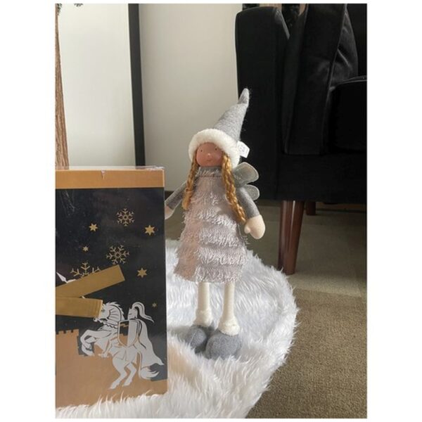 wrozka figurka swiateczna szara ruhhy 22343 7