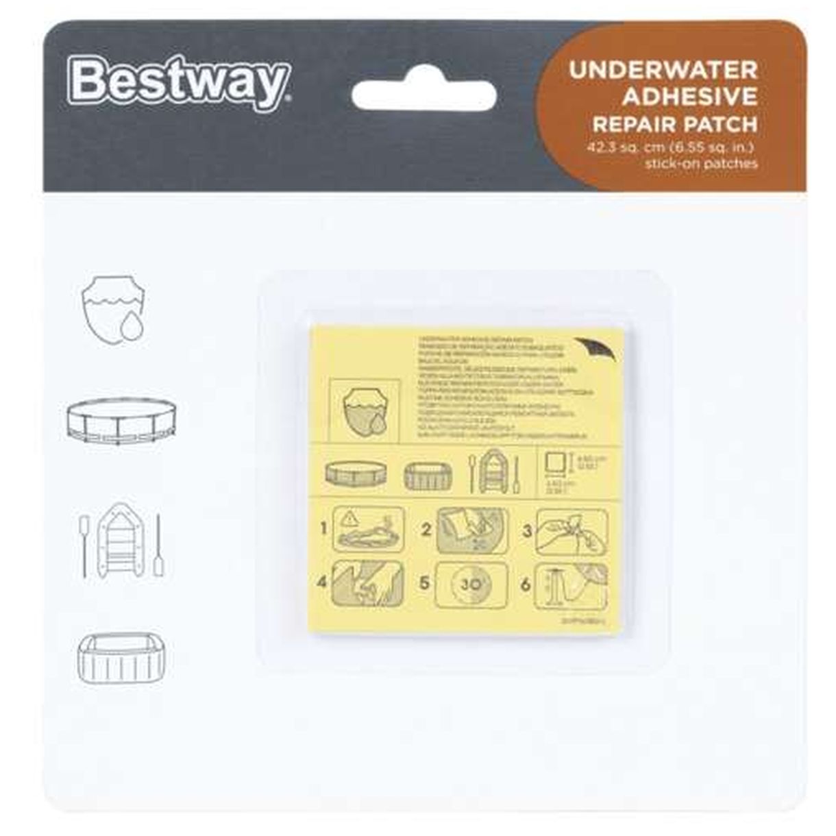 Zestaw Łatek Naprawczych do Basenu Bestway 62091 - Niezbędnik Każdego Właściciela Basenu-1 Zestaw Łatek Naprawczych do Basenu Bestway 62091 - Niezbędnik Każdego Właściciela Basenu-1