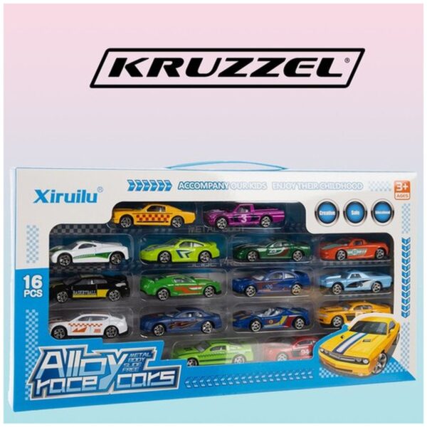 autka koloroweresoraki 164 16szt kruzzel 20352 6