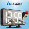 budzik zegar led z projektorem izoxis 19576 2