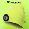 czapka zimowa z latarka zolta trizand 22664 9