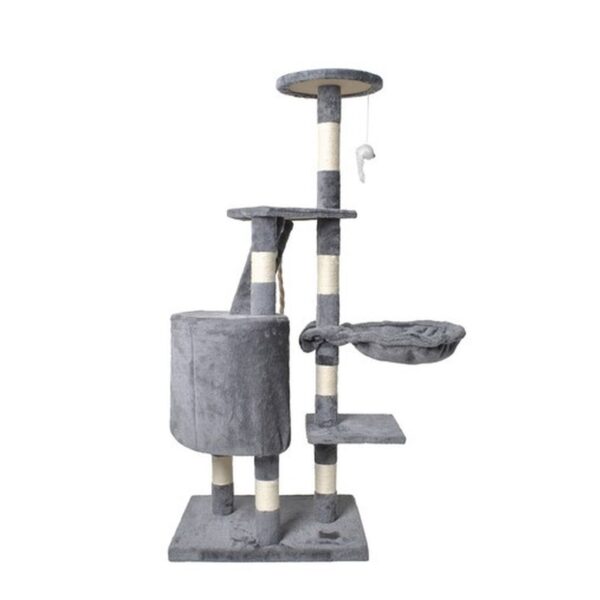 drzewko dla kota 118cm szare 6