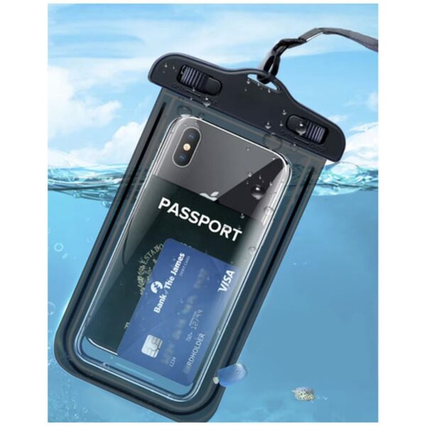 etui wodoodporne na telefon czarne 23414 11