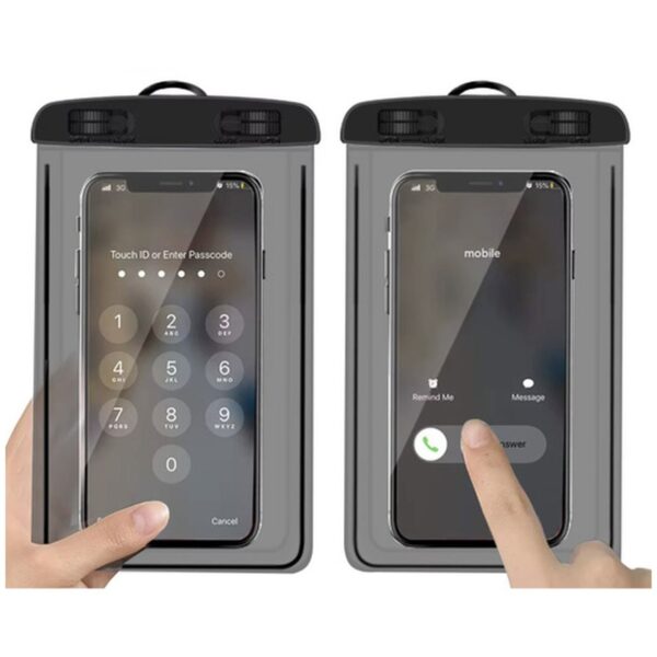 etui wodoodporne na telefon czarne 23414 12