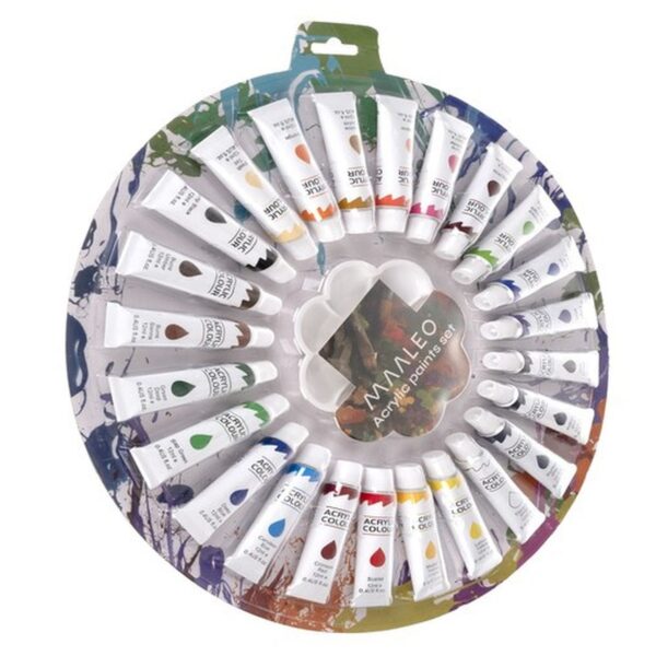 farby akrylowe 12ml zestaw 24 szt maaleo 24725 4