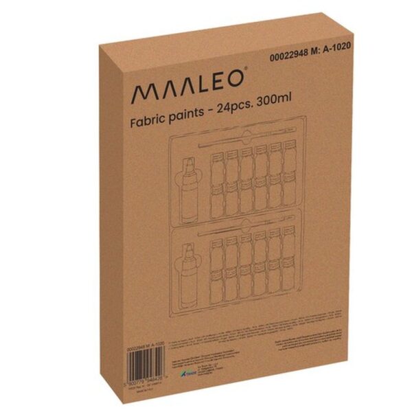 farby do tkanin 24szt 180ml maaleo 22948 11