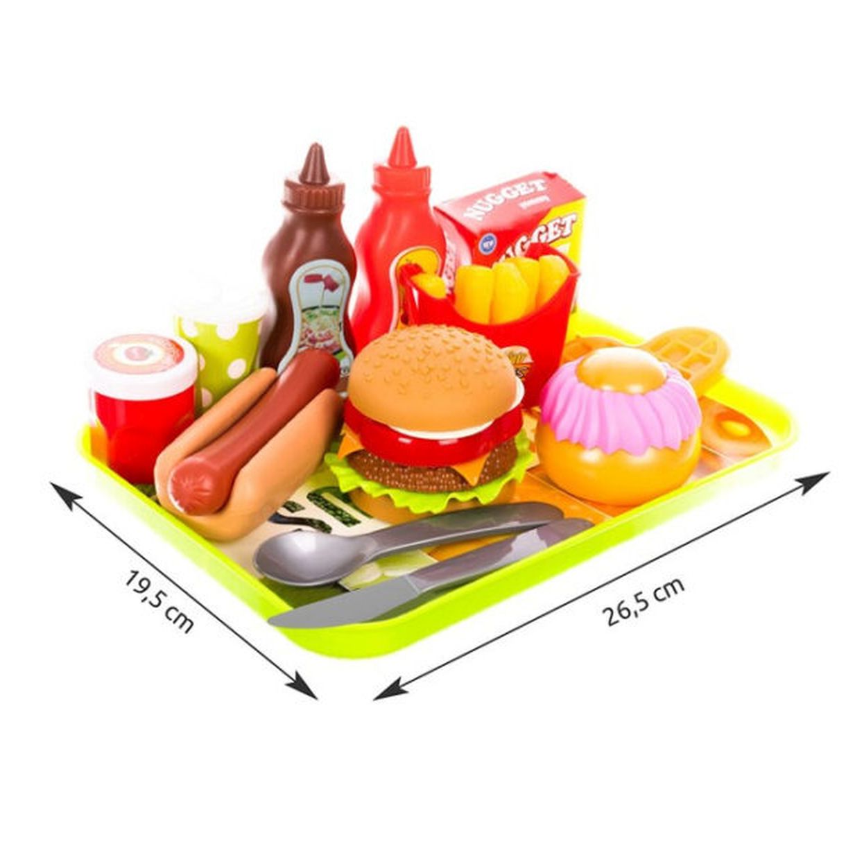 Fast Food Zestaw Zabawowy - Idealny dla Małych Kucharzy-3 Fast Food Zestaw Zabawowy - Idealny dla Małych Kucharzy-3