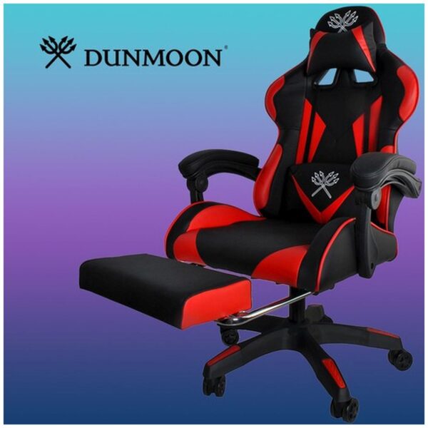 fotel gamingowy czarno czerwony dunmoon 3