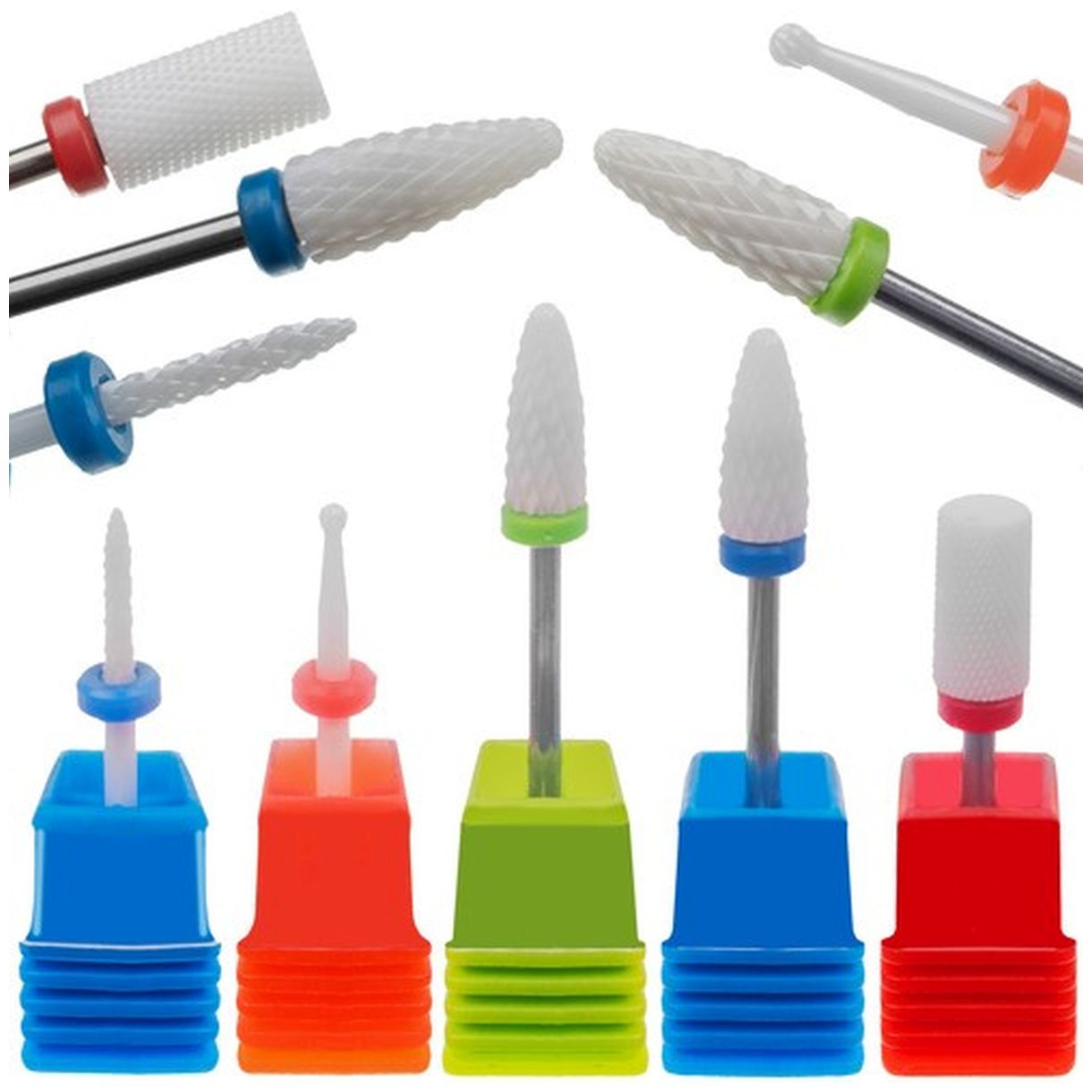 Frezy Ceramiczne – Zestaw 5 Sztuk do Manicure i Pedicure-3 Frezy Ceramiczne – Zestaw 5 Sztuk do Manicure i Pedicure-3