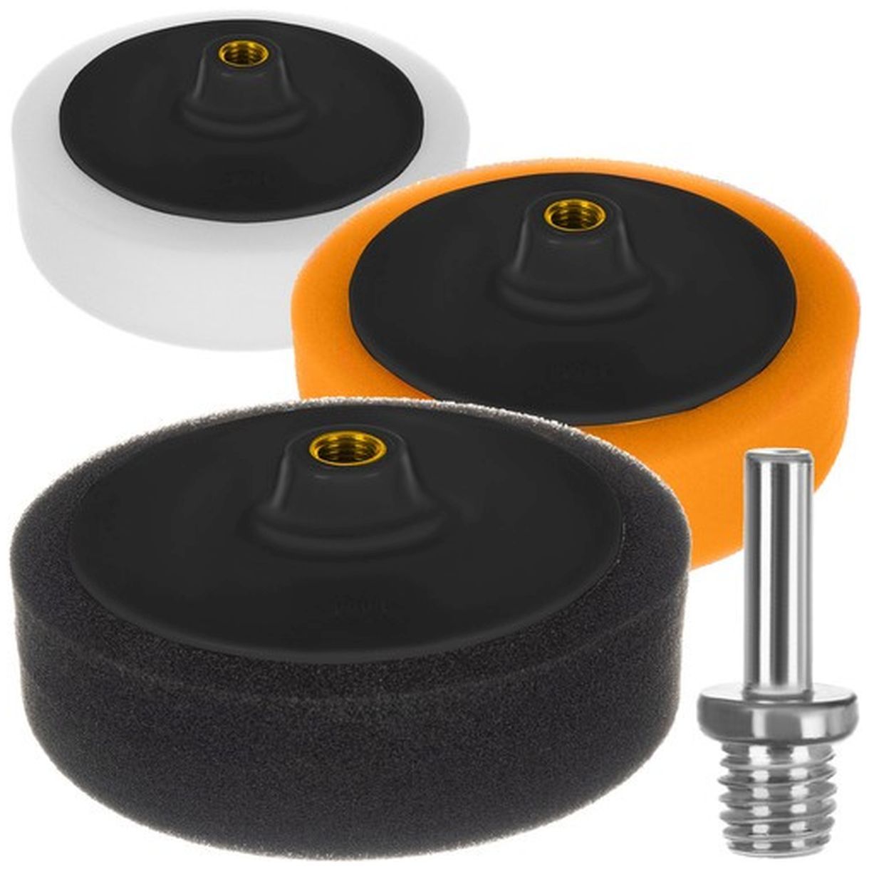Gąbka Polerska 145mm - Zestaw 3 Szt. do Efektywnego Polerowania-1 Gąbka Polerska 145mm - Zestaw 3 Szt. do Efektywnego Polerowania-1