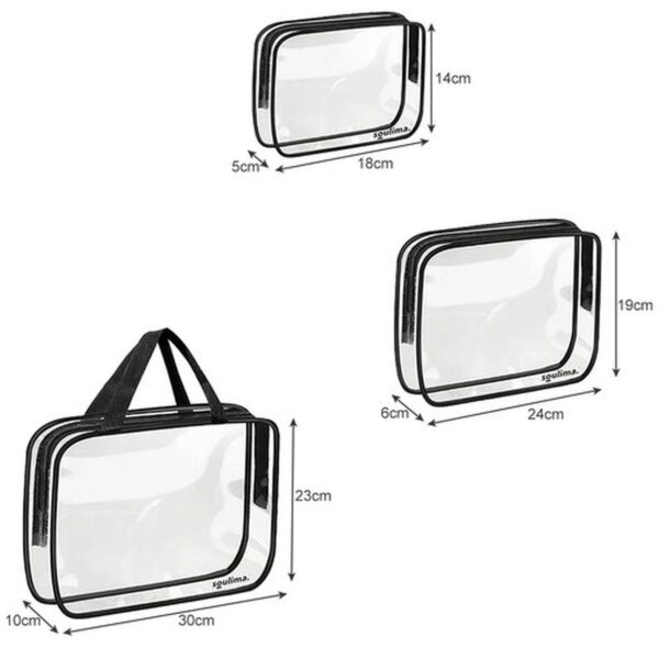 kosmetyczka przezroczysta 3w1 soulima 21448 10