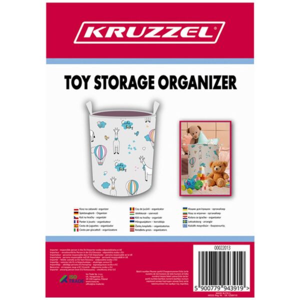 kosz na zabawki organizer kruzzel 22013 3