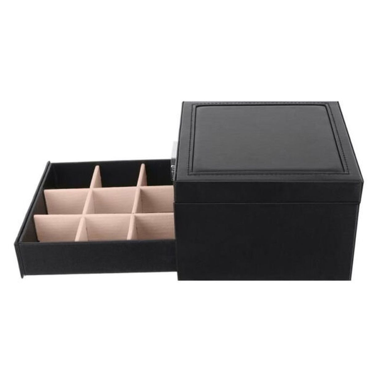 Kuferek na Biżuterię – Czarny K8898 Beautylushh-1 Kuferek na Biżuterię – Czarny K8898 Beautylushh-1