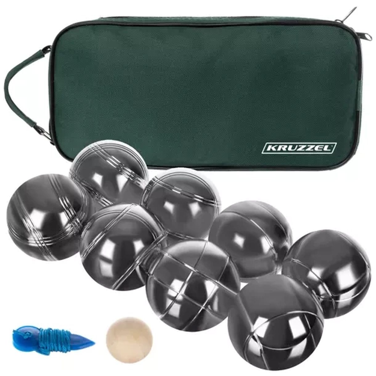 Kule Boule 8 Kul + Pokrowiec KRUZZEL 22915 - Doskonała Gra dla Rodziny i Przyjaciół-2 Kule Boule 8 Kul + Pokrowiec KRUZZEL 22915 - Doskonała Gra dla Rodziny i Przyjaciół-2