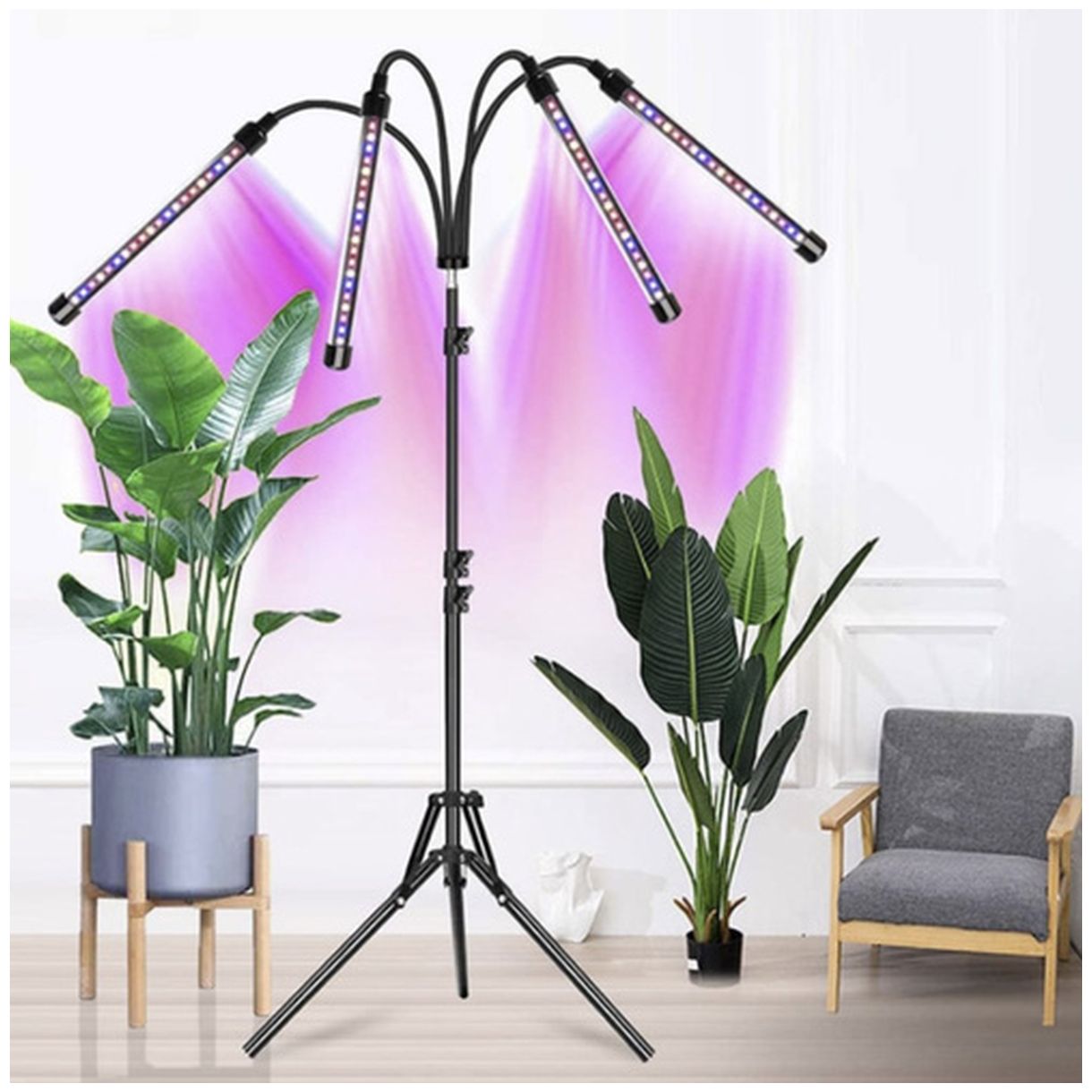 Lampa 20 LED 4szt. do Wzrostu Roślin Gardlov 19388 - Idealne Oświetlenie dla Twoich Roślin-1 Lampa 20 LED 4szt. do Wzrostu Roślin Gardlov 19388 - Idealne Oświetlenie dla Twoich Roślin-1