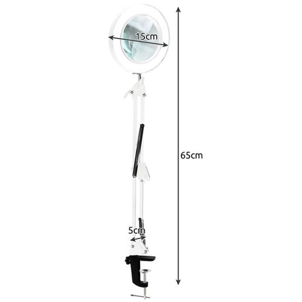 Lampa Kosmetyczna z Lupą Biała Izoxis 23894 - Idealne Oświetlenie dla Profesjonalistów-1 Lampa Kosmetyczna z Lupą Biała Izoxis 23894 - Idealne Oświetlenie dla Profesjonalistów-1