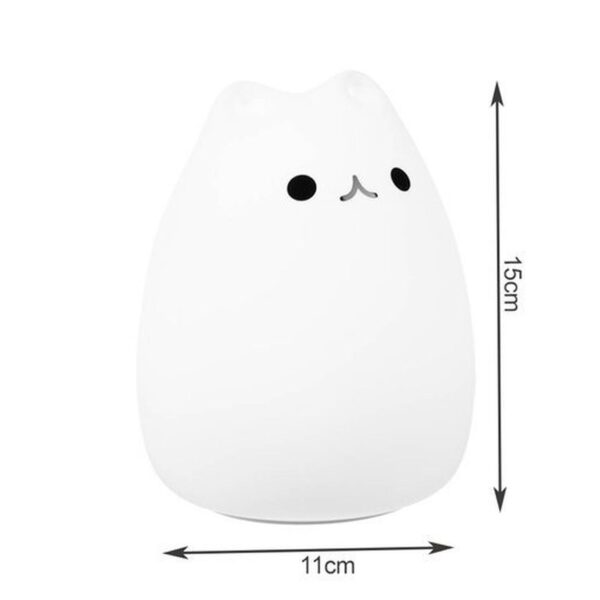 lampka nocna led kotek 9