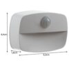 lampka nocna led z czujnikiem ruchu izoxis 24240 4
