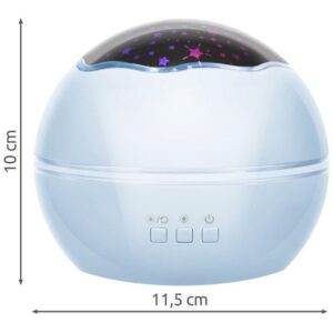 lampka nocna z projektorem niebieska lp16858 1