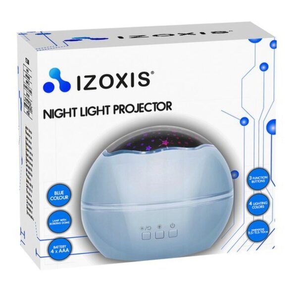 lampka nocna z projektorem niebieska lp16858 2