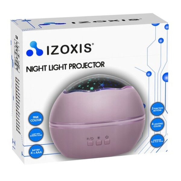 lampka nocna z projektorem rozowa lp16859 2