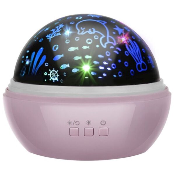 lampka nocna z projektorem rozowa lp16859 4