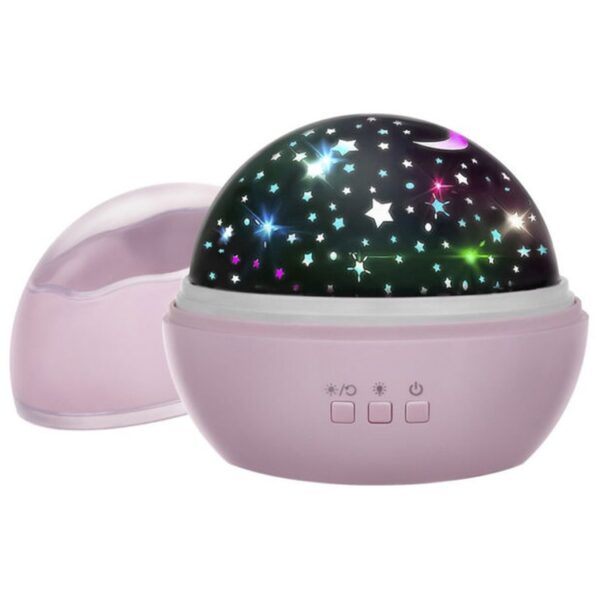 lampka nocna z projektorem rozowa lp16859 7