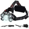 latarka czolowa 5 x led t6 cree 1
