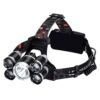 latarka czolowa 5 x led t6 cree 4