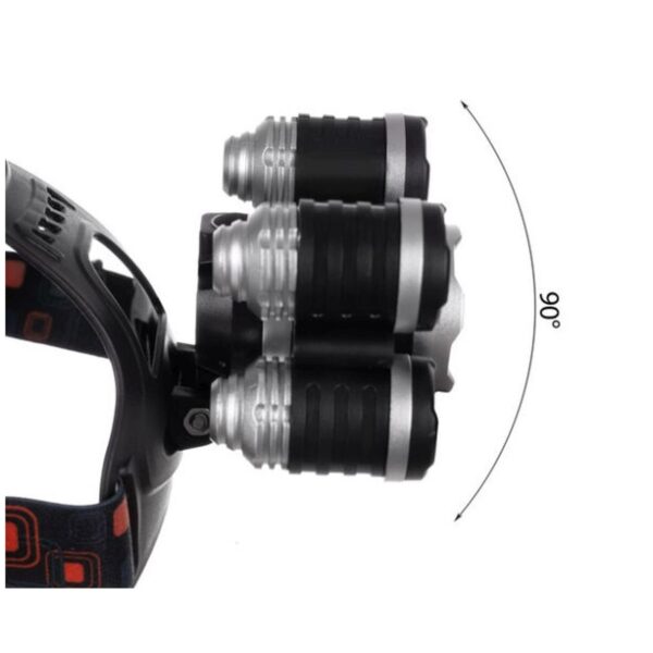 latarka czolowa 5 x led t6 cree 7