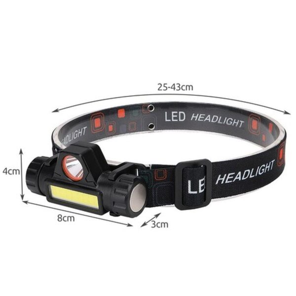 latarka czolowa led usb l18371 11