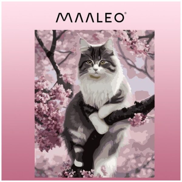 malowanie po numerach 40x50cm kotek maaleo 22783 2