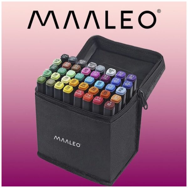 markerypisaki dwustronne 40 szt maaleo 24102 2