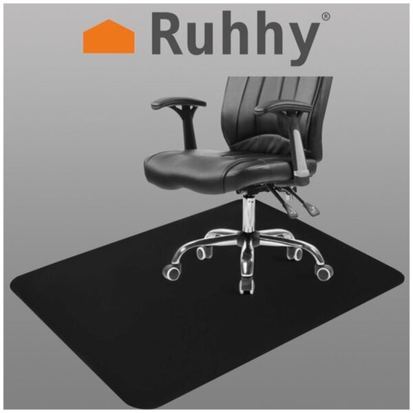 mata ochronna pod krzeslo 100x140cm ruhhy czarna 7