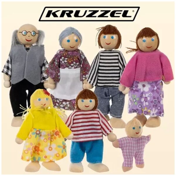 miniaturowe lalki 7szt kruzzel 19764 2