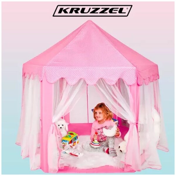 namiot dla dzieci rozowy kruzzel 23869 2