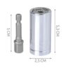 nasadka uniwersalna klucz nasadowy 7 19mm 8