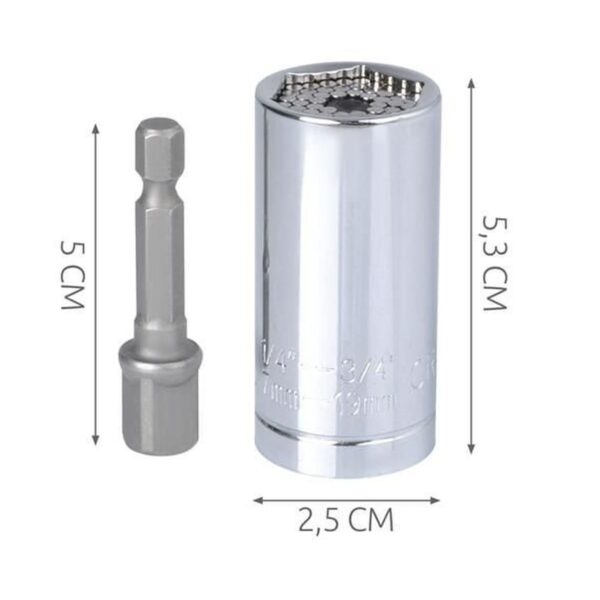 nasadka uniwersalna klucz nasadowy 7 19mm 8