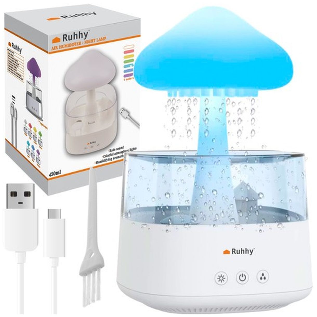 Nawilżacz powietrza – lampka nocna Ruhhy 24378-3 Nawilżacz powietrza – lampka nocna Ruhhy 24378-3