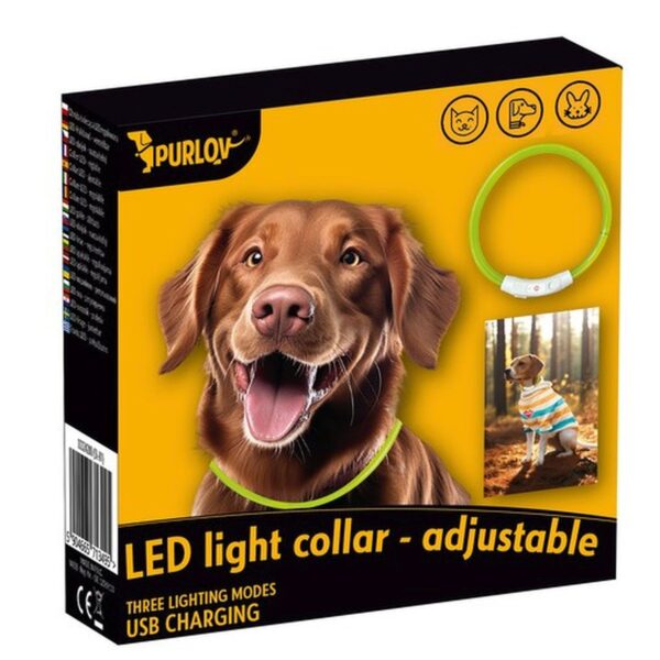 obroza swiecaca led regulowana purlov 24200 2