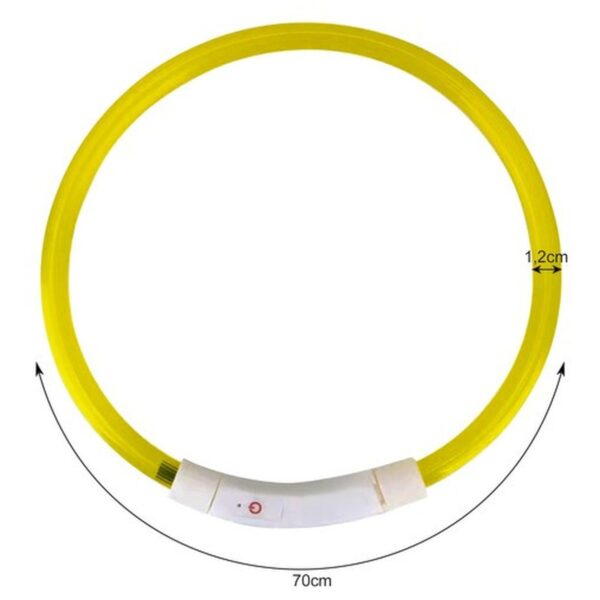 obroza swiecaca led regulowana purlov 24200 3